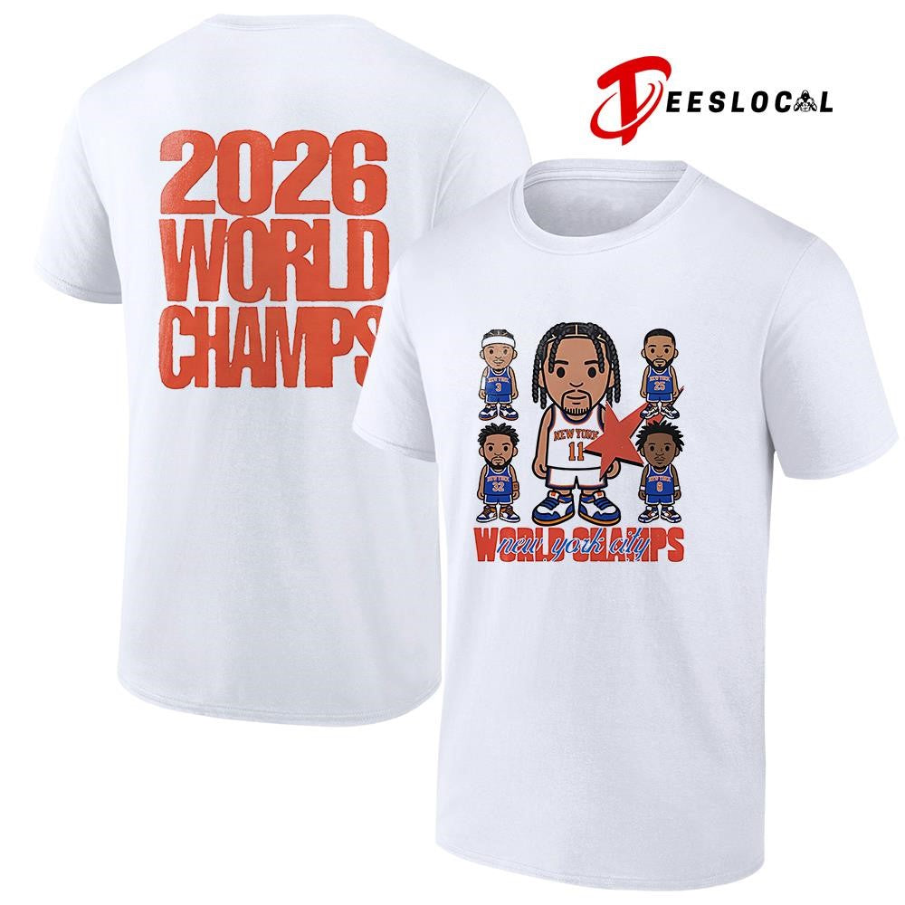 New York Knicks world champs chibi art shirt