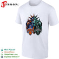 New York Knicks x New York Liberty Statue of Liberty Bear shirt