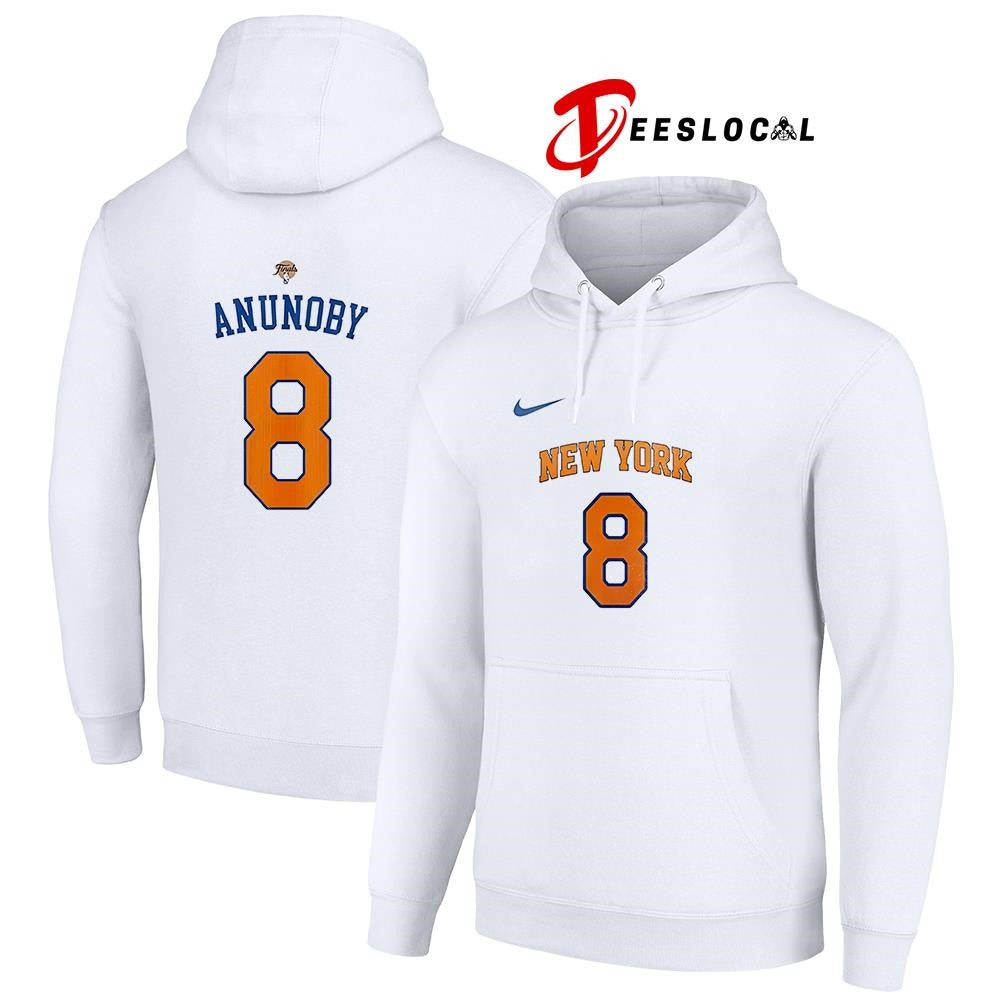 New York Knicks x OG Anunoby name and number shirt