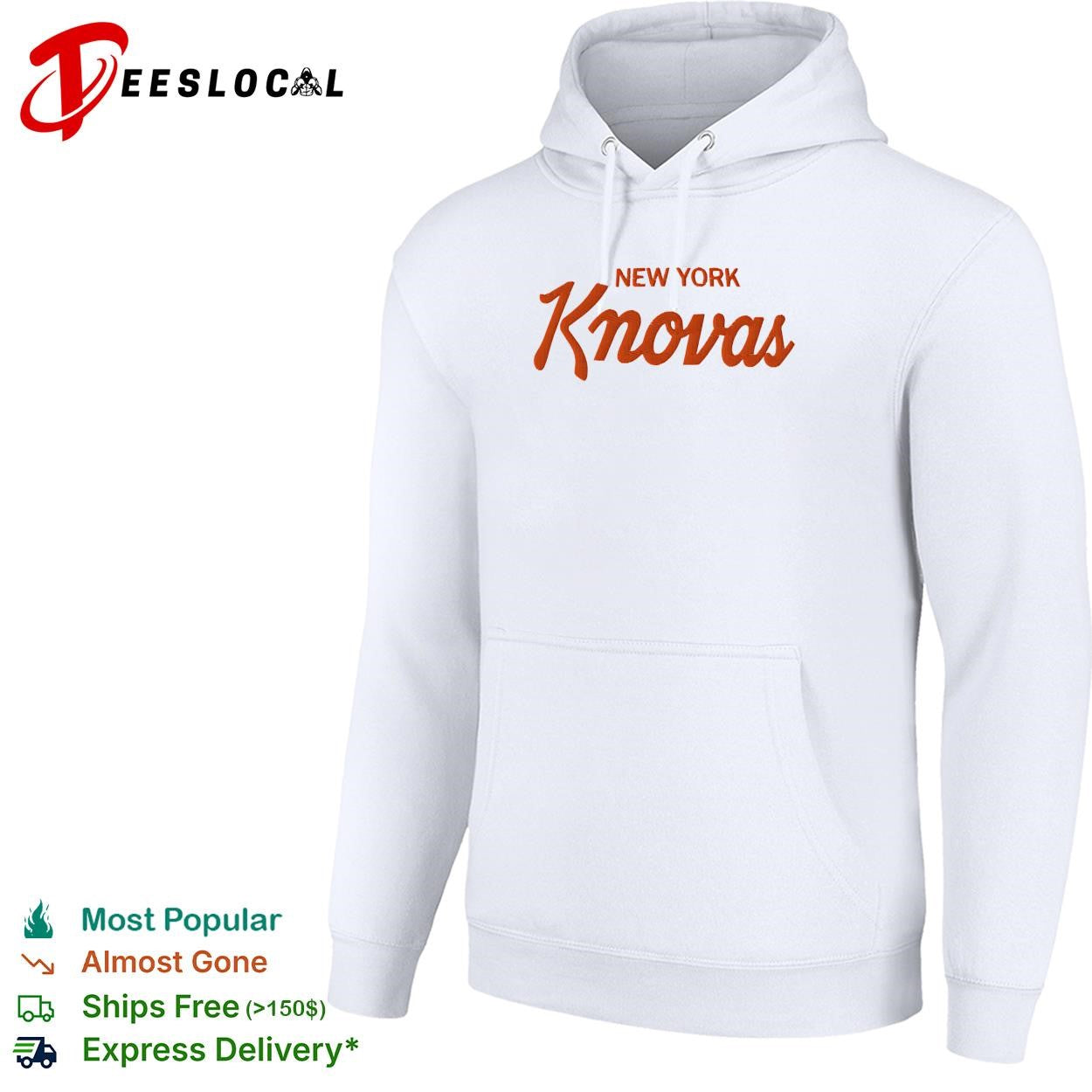 New York Knovas New York Knicks parody script logo shirt
