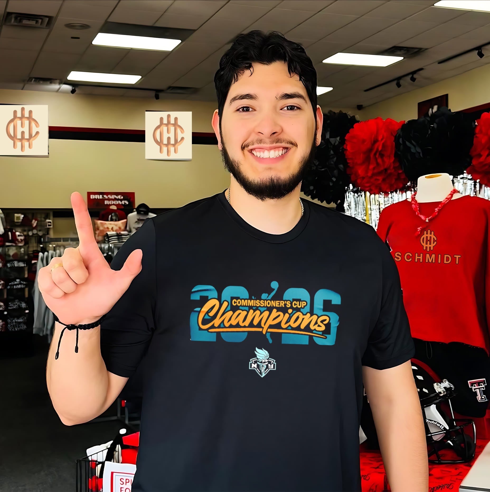 New York Liberty 2024 Commissioner’s Cup Champions shirt