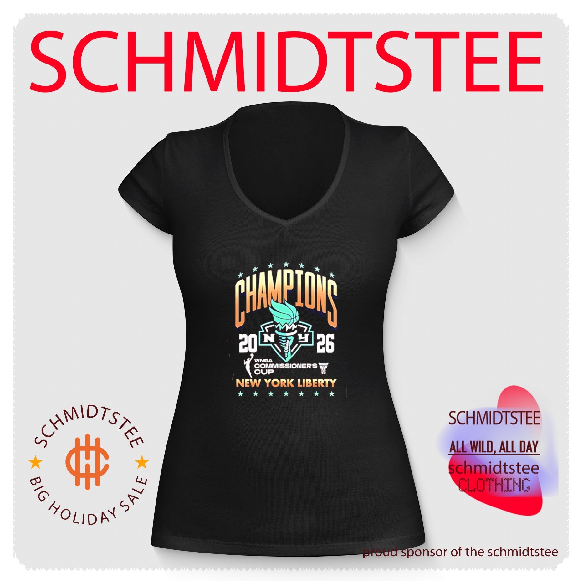 New York Liberty 2026 WNBA Commissioner’s Cup Champions Vintage shirt