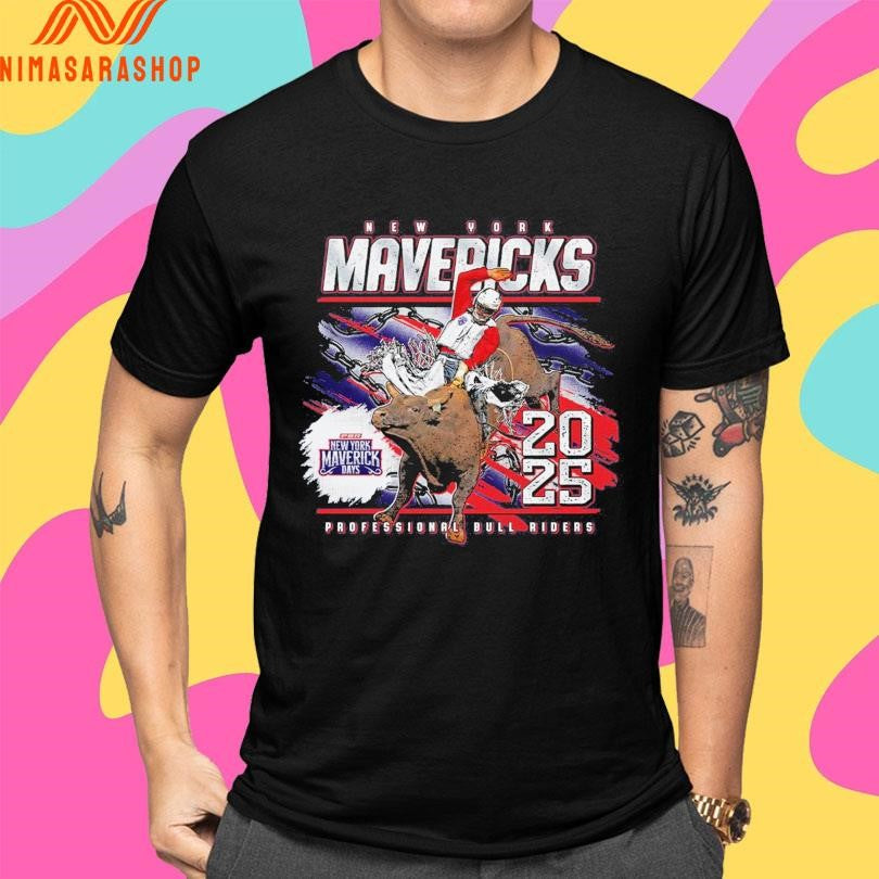 New York Mavericks 2025 Event Professional Bull Riders Shirts