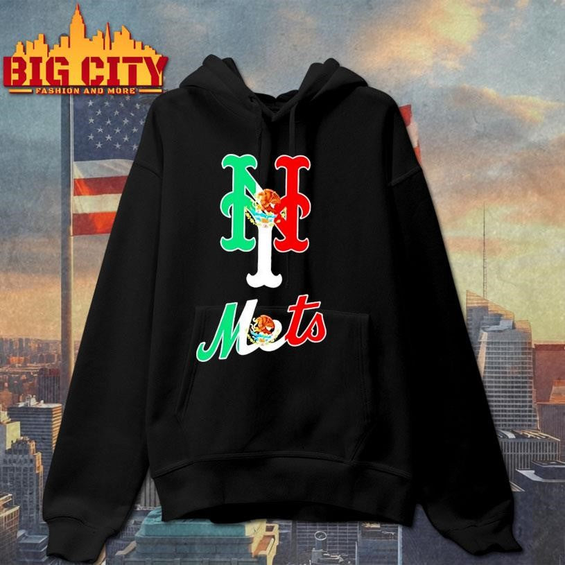 New York Mets Baseball X Mexican Flag Shirt