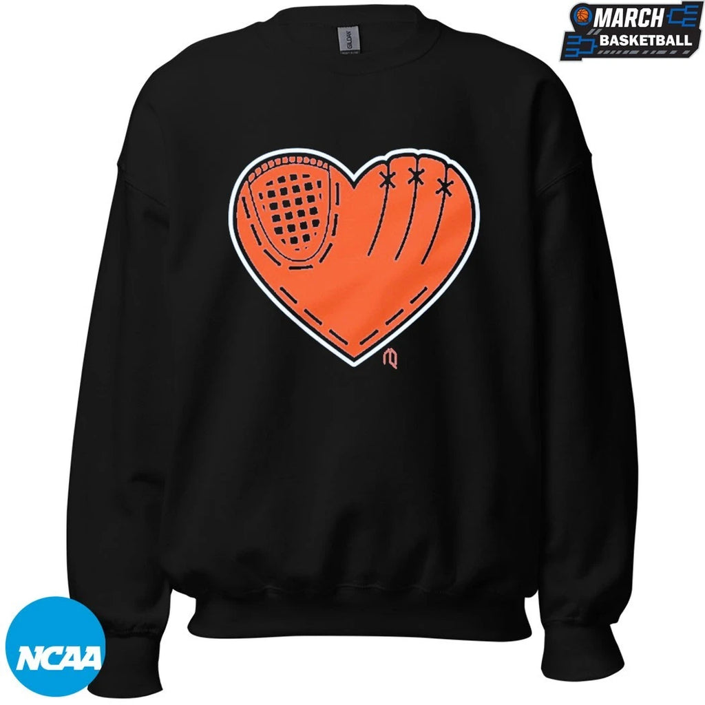 New York Mets Glove Heart T-shirts