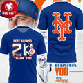 New York Mets Pete Alonso Thank You 2025 #20 Star Two Sided Shirt