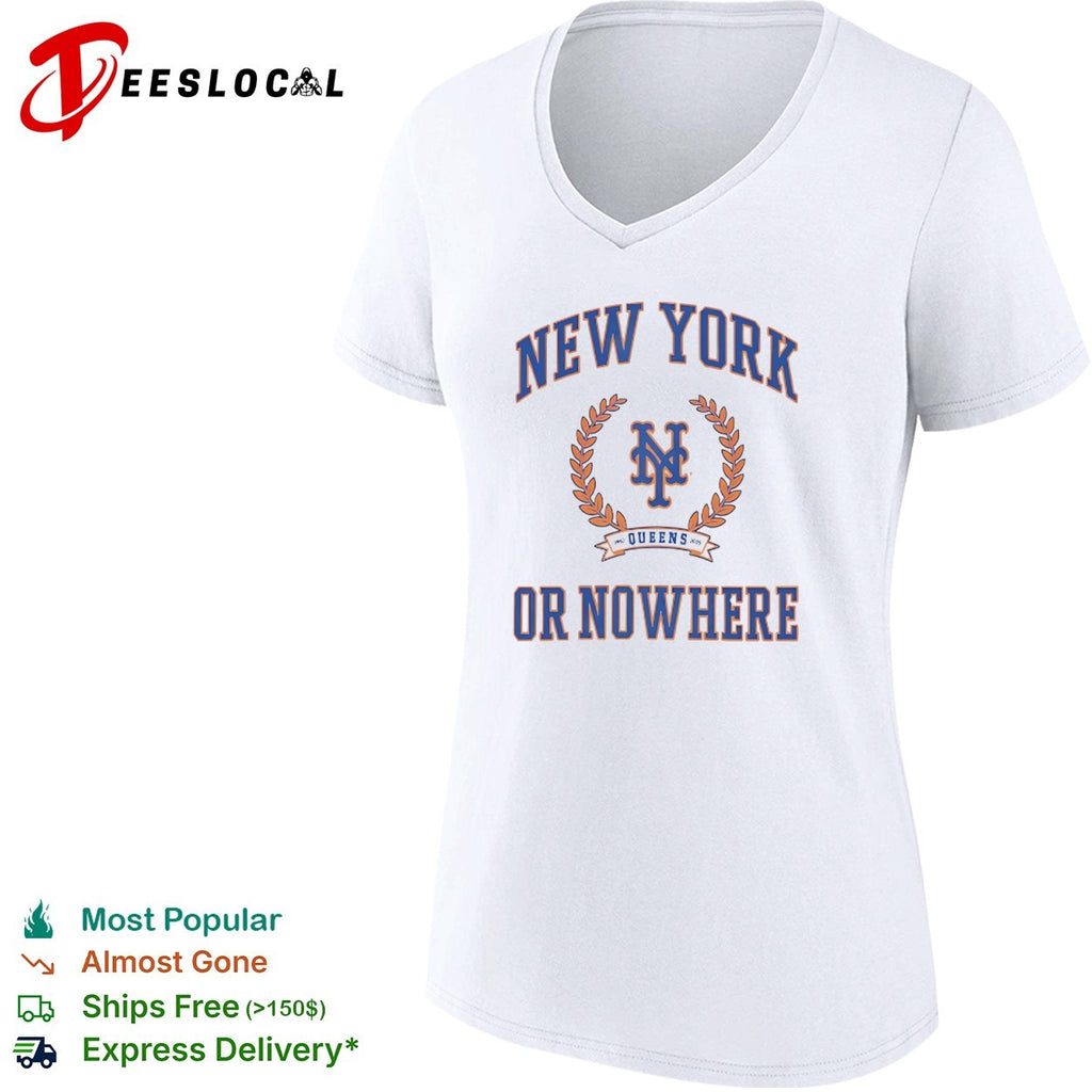 New York Mets Queens or Nowhere shirt