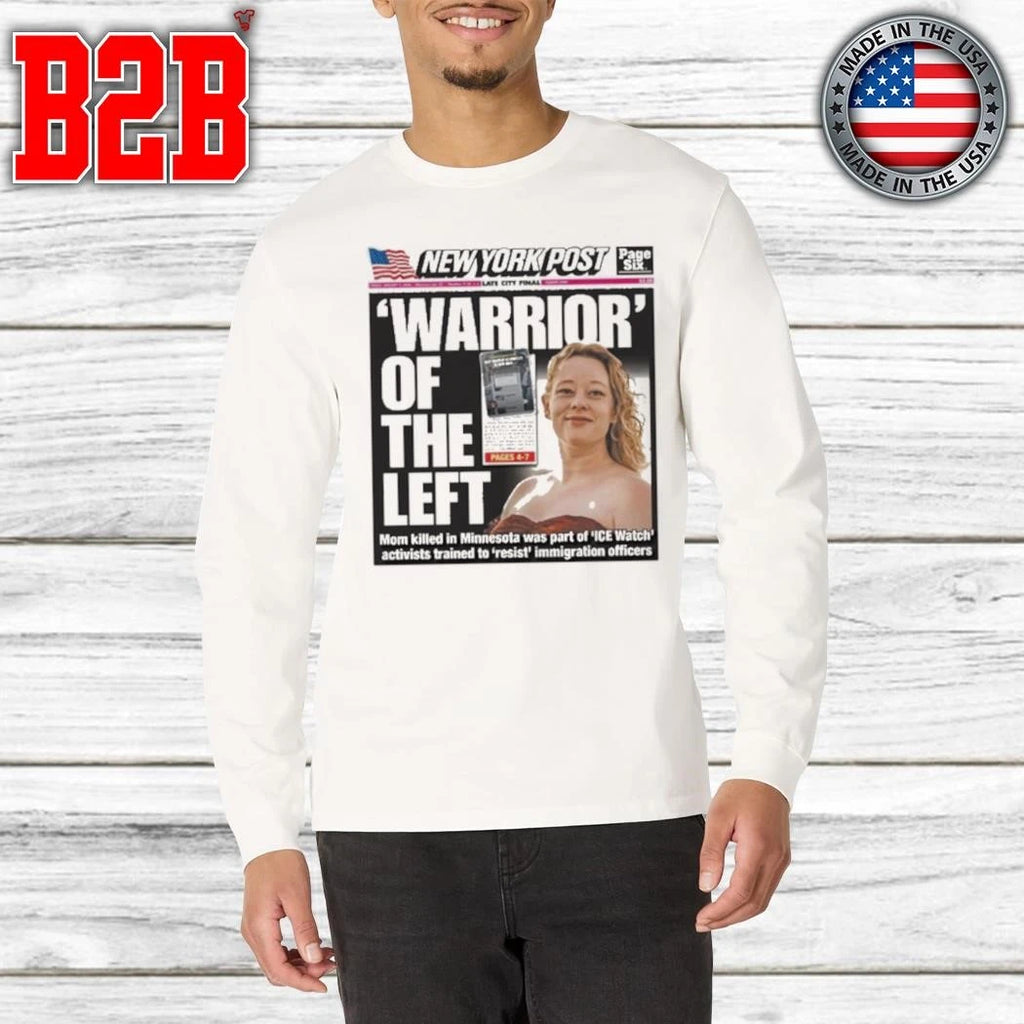 New York Post Cover Warrior Of The Left Minnesota Ice Shirt