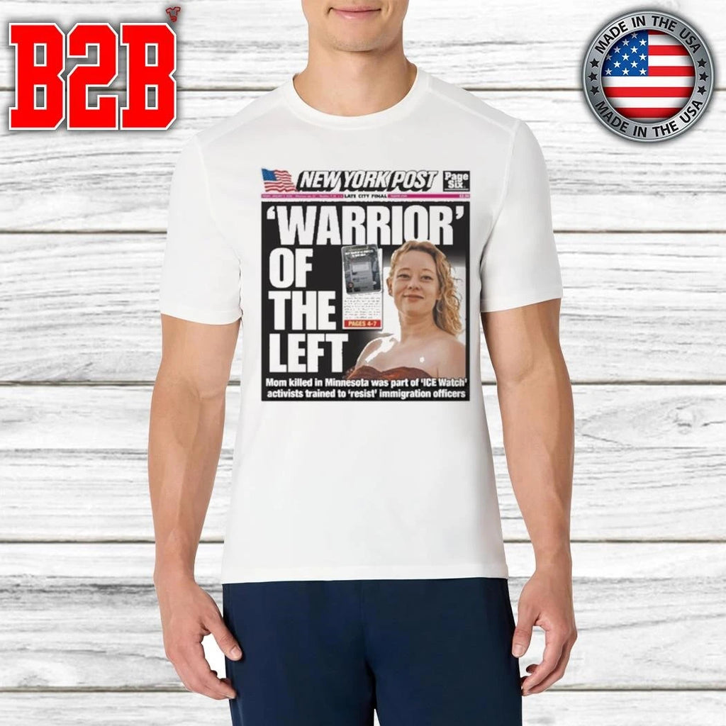 New York Post Cover Warrior Of The Left Minnesota Ice Shirt