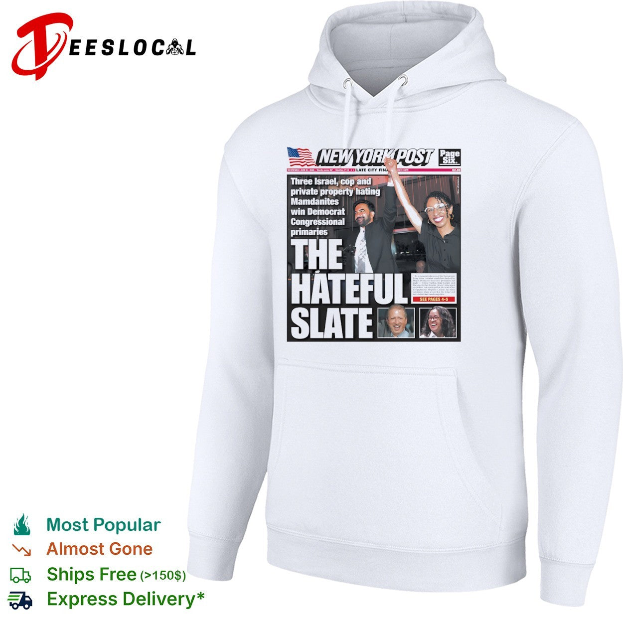 New York Post The hateful slate politics cover shirt