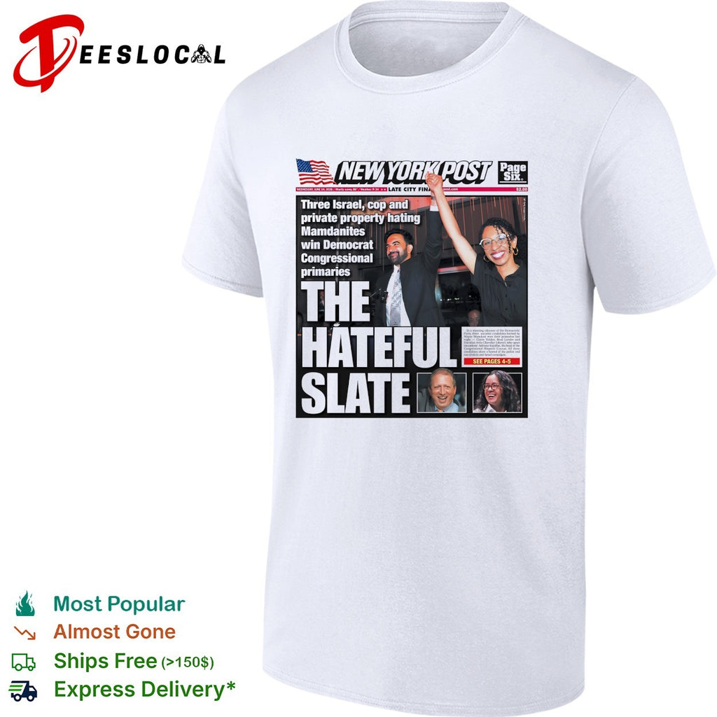 New York Post the hateful slate cover shirt