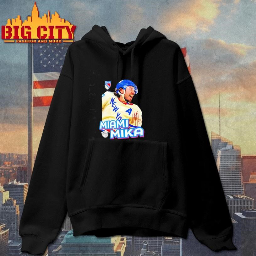 New York Rangers Mika Zibanejad Miami Mika graphic Shirt
