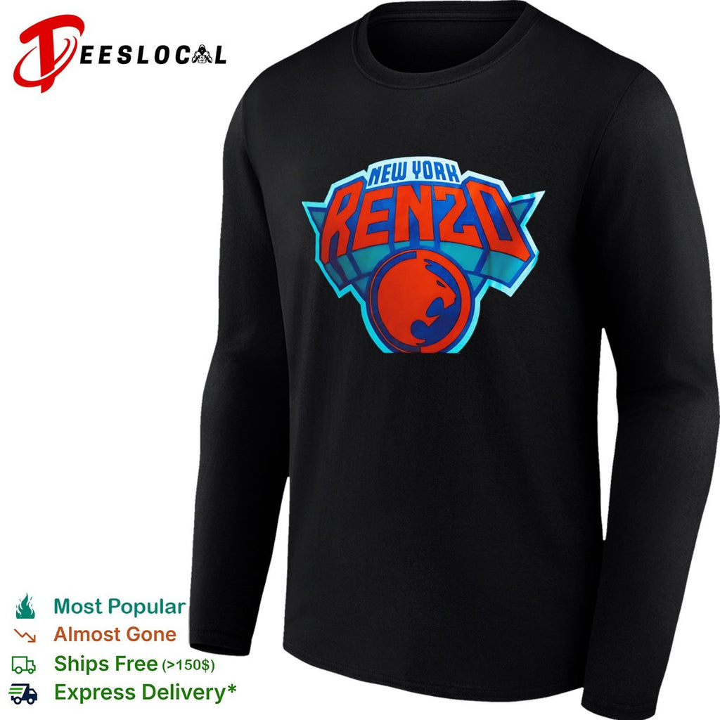 New York Renzo style New York Knicks NBA logo shirt