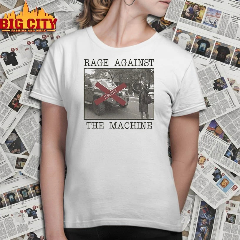 New York Woman Resist Rage Against The Machine shirt
