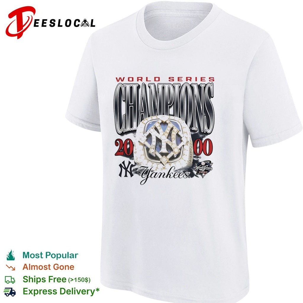 New York Yankees 2000 World Series Champions Ring shirt