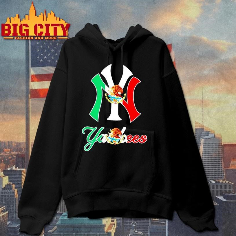 New York Yankees Baseball X Mexican Flag Shirt