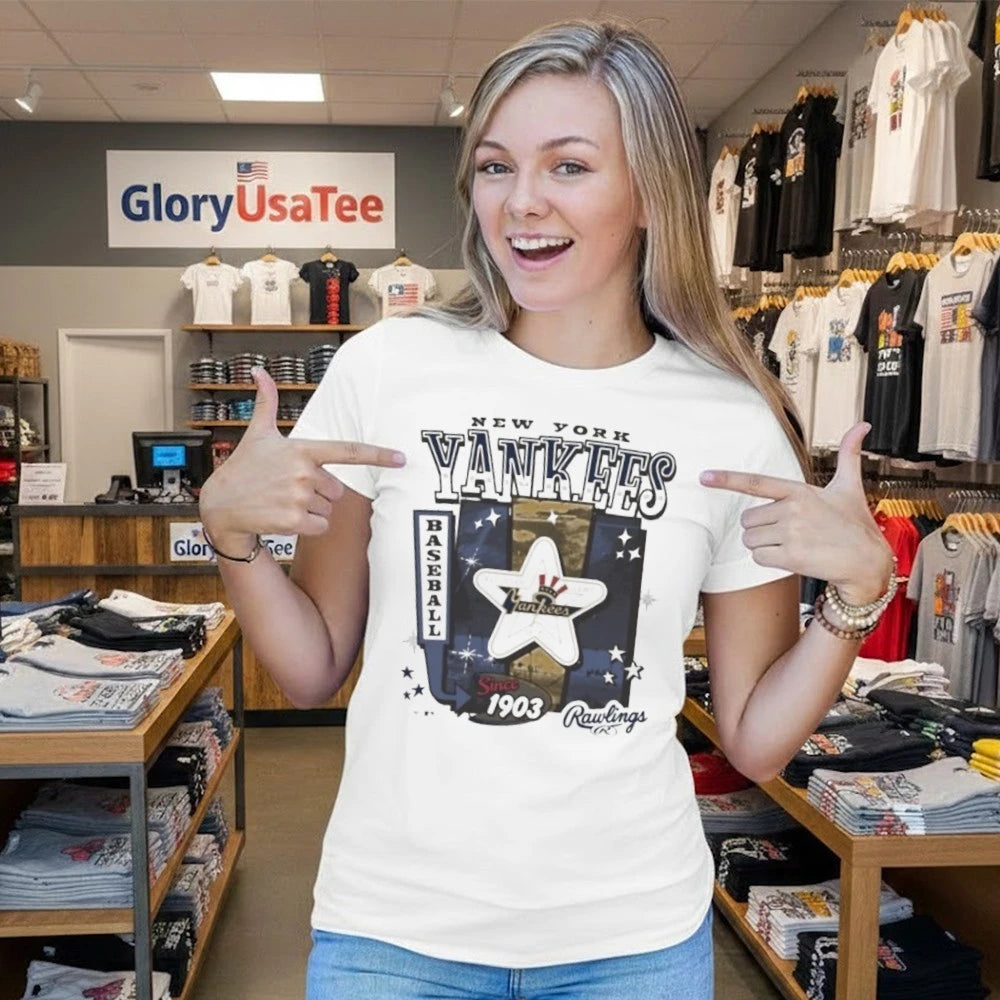 New York Yankees Cooperstown Rawlings 47 Shirt