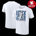 New York Yankees Derek Jeter White Cooperstown Player Shirt
