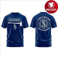 New York Yankees Firefighter Application Day Logo 2025 Two Side Shirt