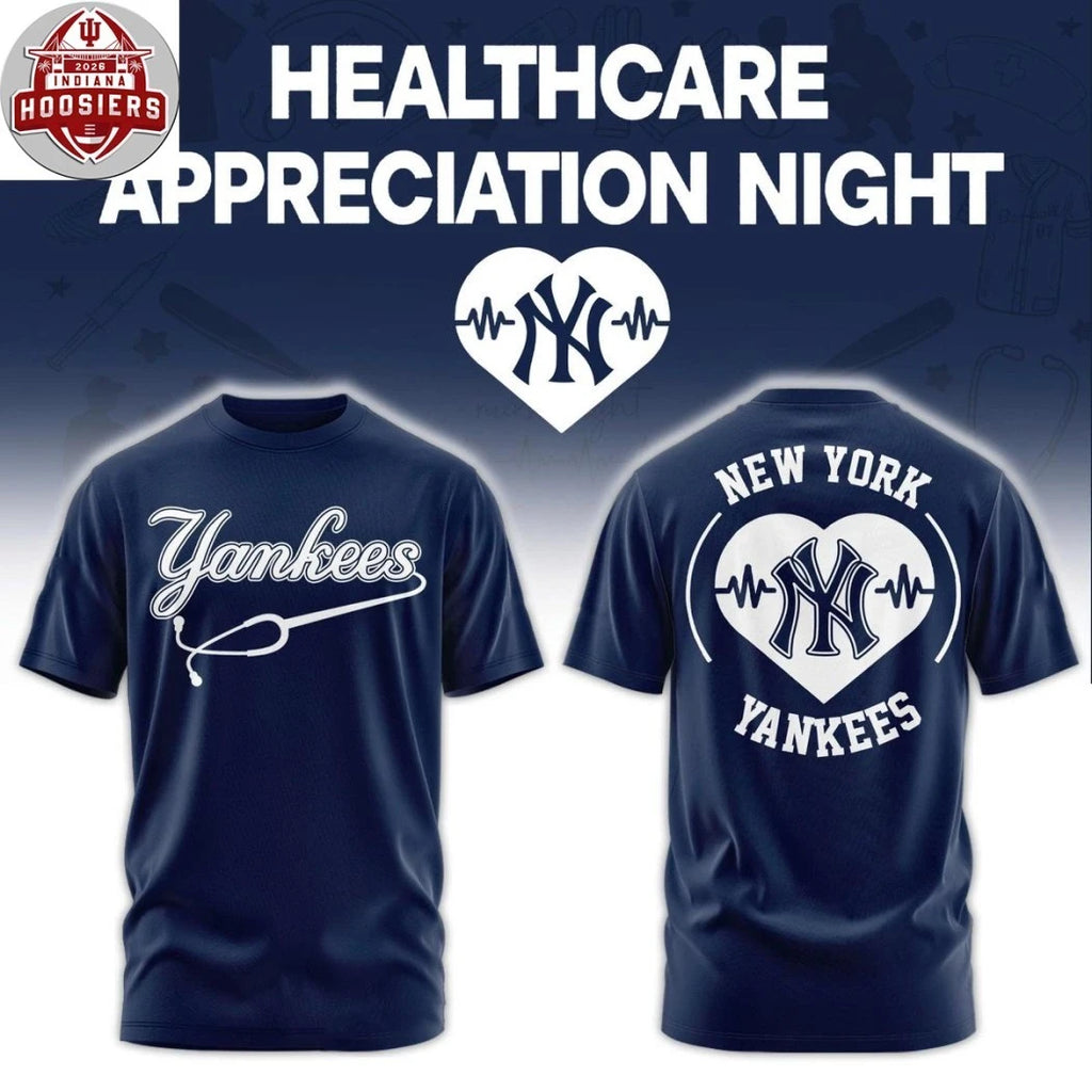 New York Yankees Healthcare Appreciation 2026 Night x MLB Hoodie Shirts