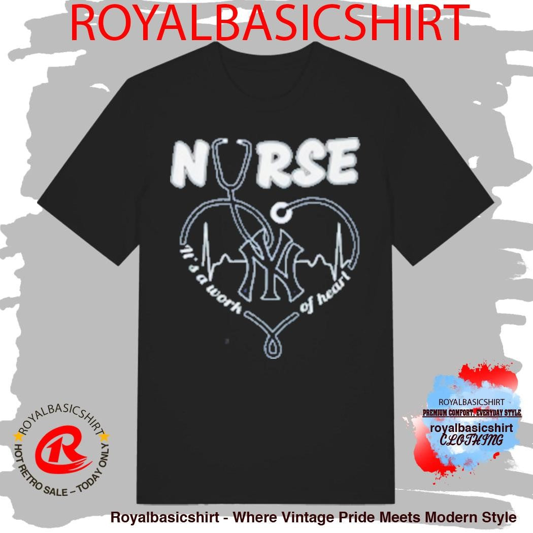 New York Yankees Nurse Heart Stethoscope MLB Baseball Shirt