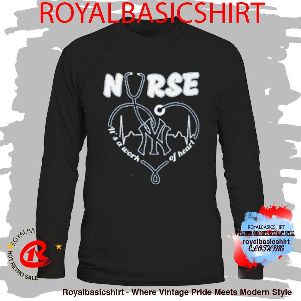 New York Yankees Nurse Heart Stethoscope MLB Baseball Shirt