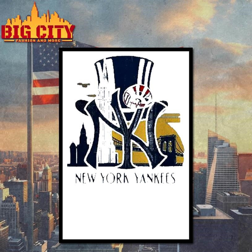 New York Yankees Uncle Sam hat skyline Shirt