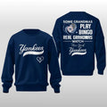 New York Yankees x Real Grandmas 2026 Logo Two Sided Sweatshirt T-Shirt