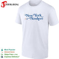 New York or Nowhere New York Knicks typography fan shirt