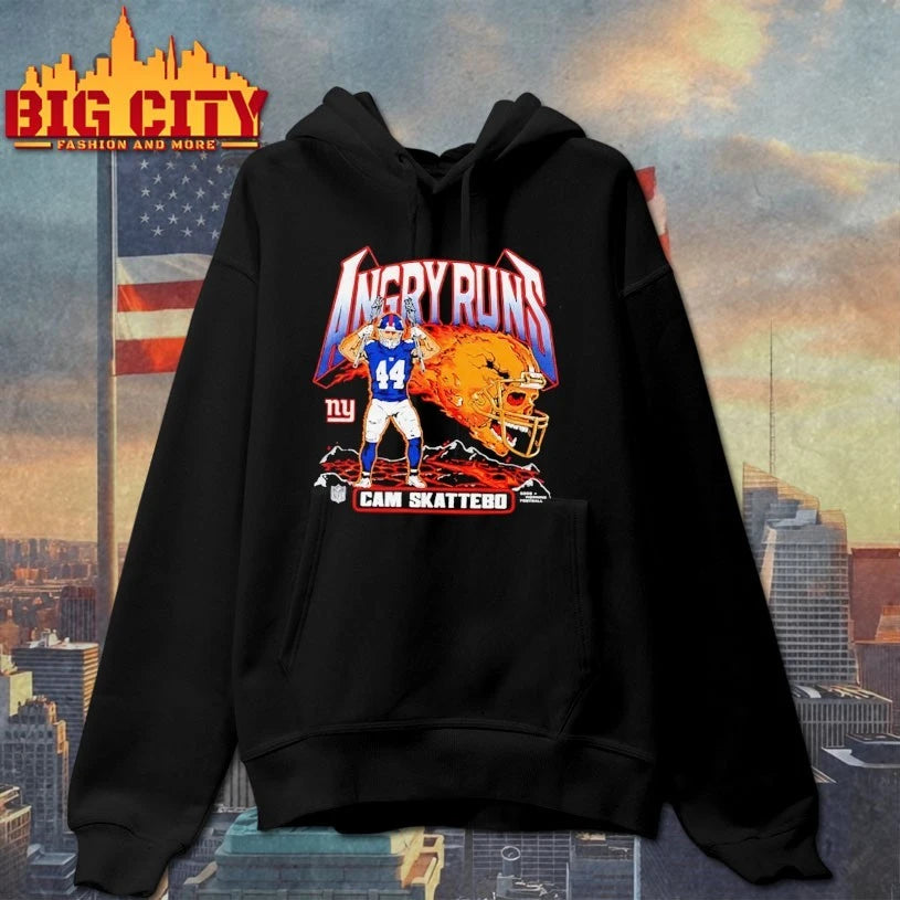New YorkGiants  Angry Runs Cam Skattebo Shirt