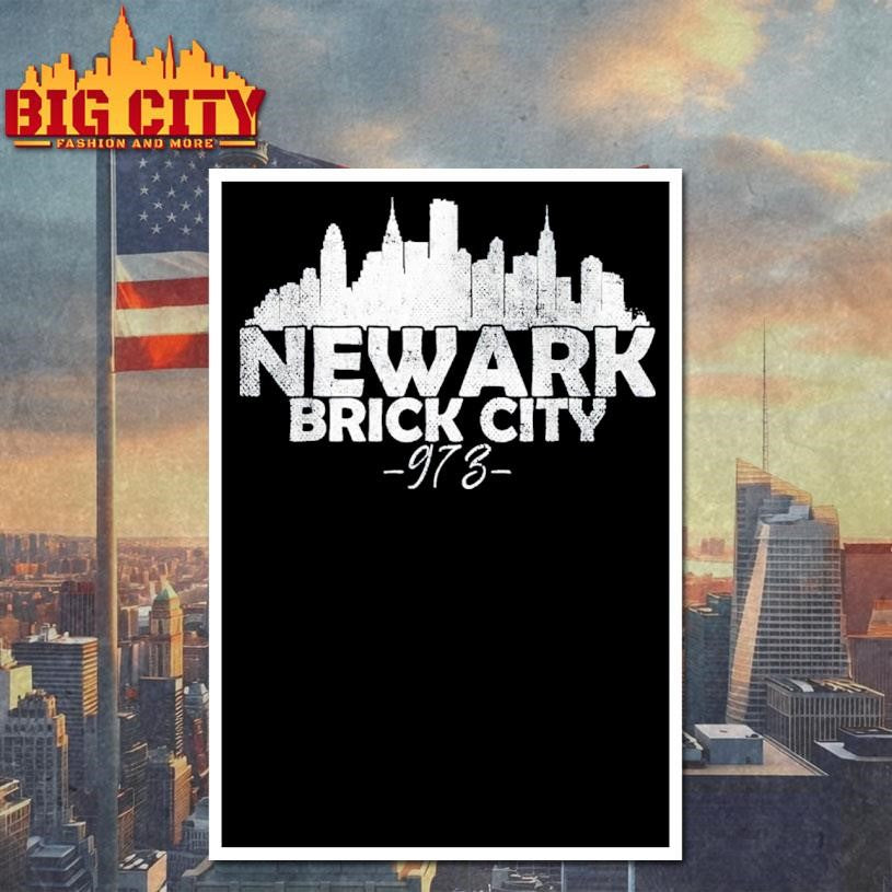 Newark New Brick City Skyline Shirt