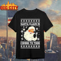 Newcastle Santa Claus is coming to Toon ugly Christmas shirt