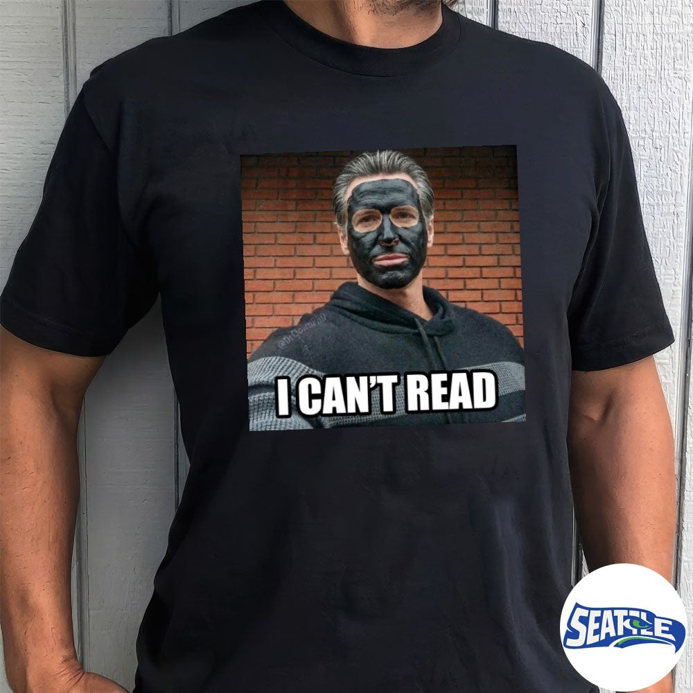 Newsom Mask 2028 I Can’t Read Best Meme shirt