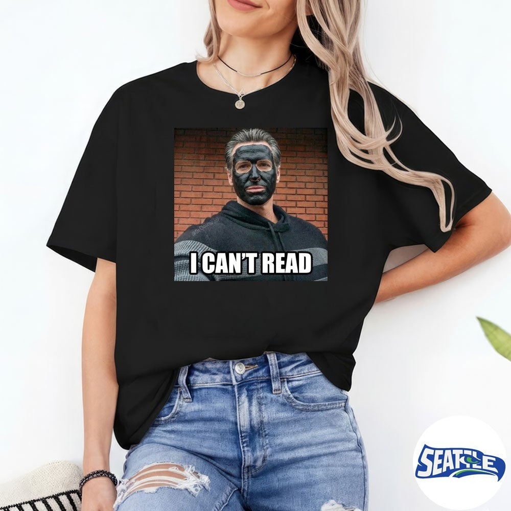 Newsom Mask 2028 I Can’t Read Best Meme shirt