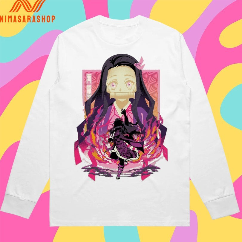Nezuko Kamado Crimson Blood Art Shirts