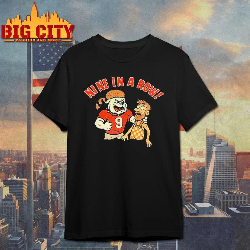 Ni Ne In A Row Dawgs On Top Shirt