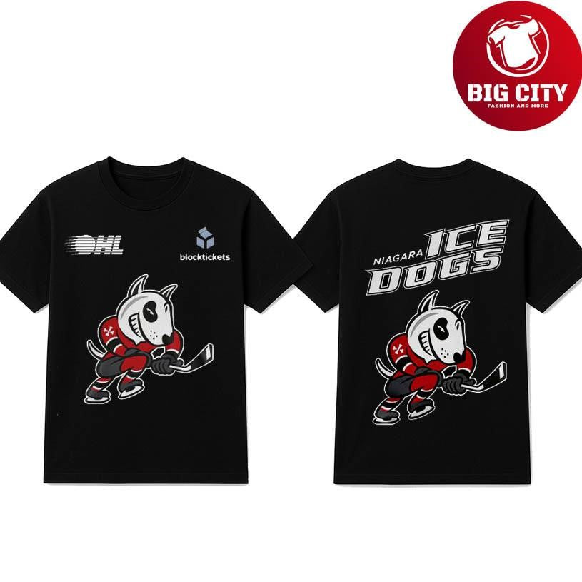 Niagara IceDogs The Brave Men And Women 2025 Two Sided Shirt