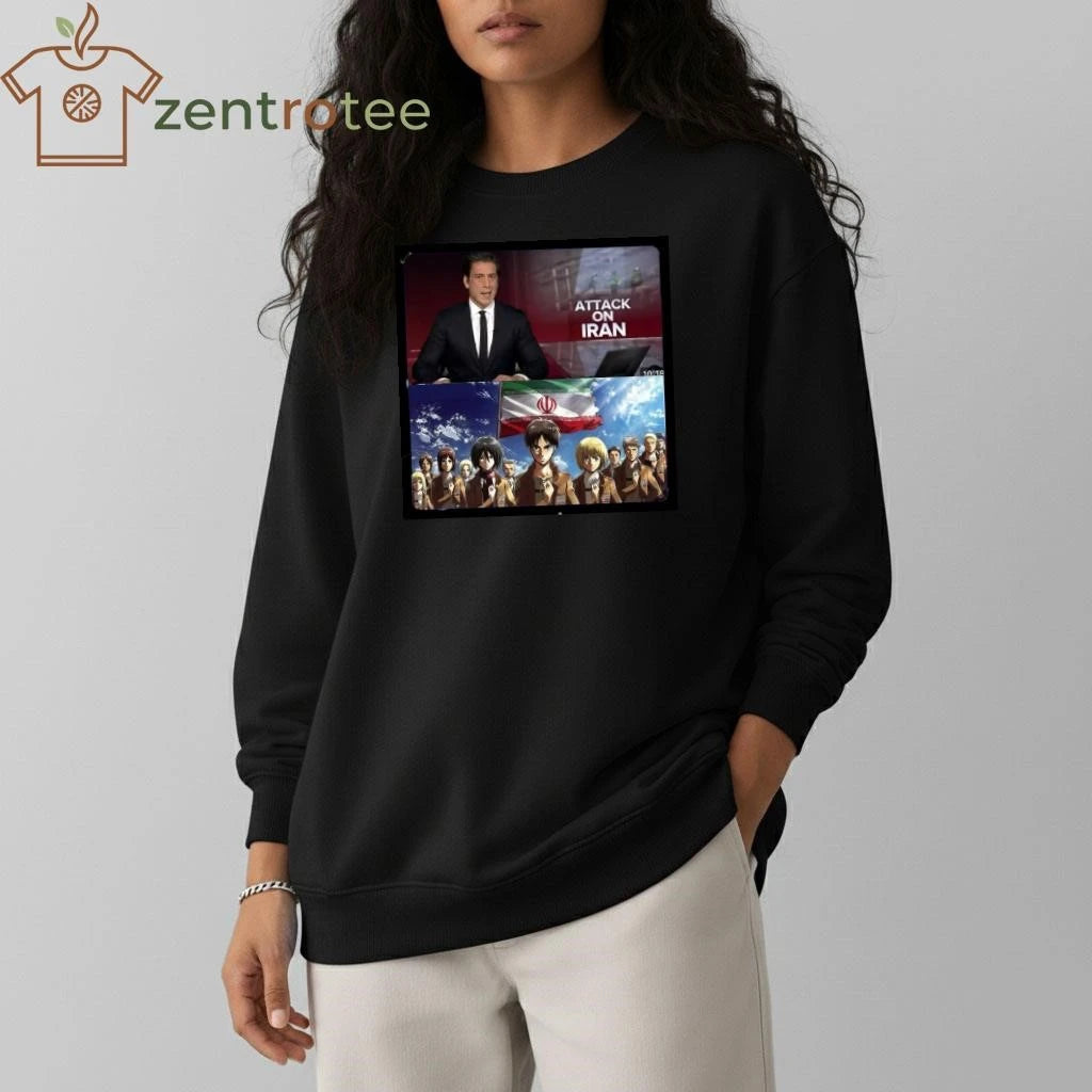 Nice ABC News Attack on Iran anime tee
