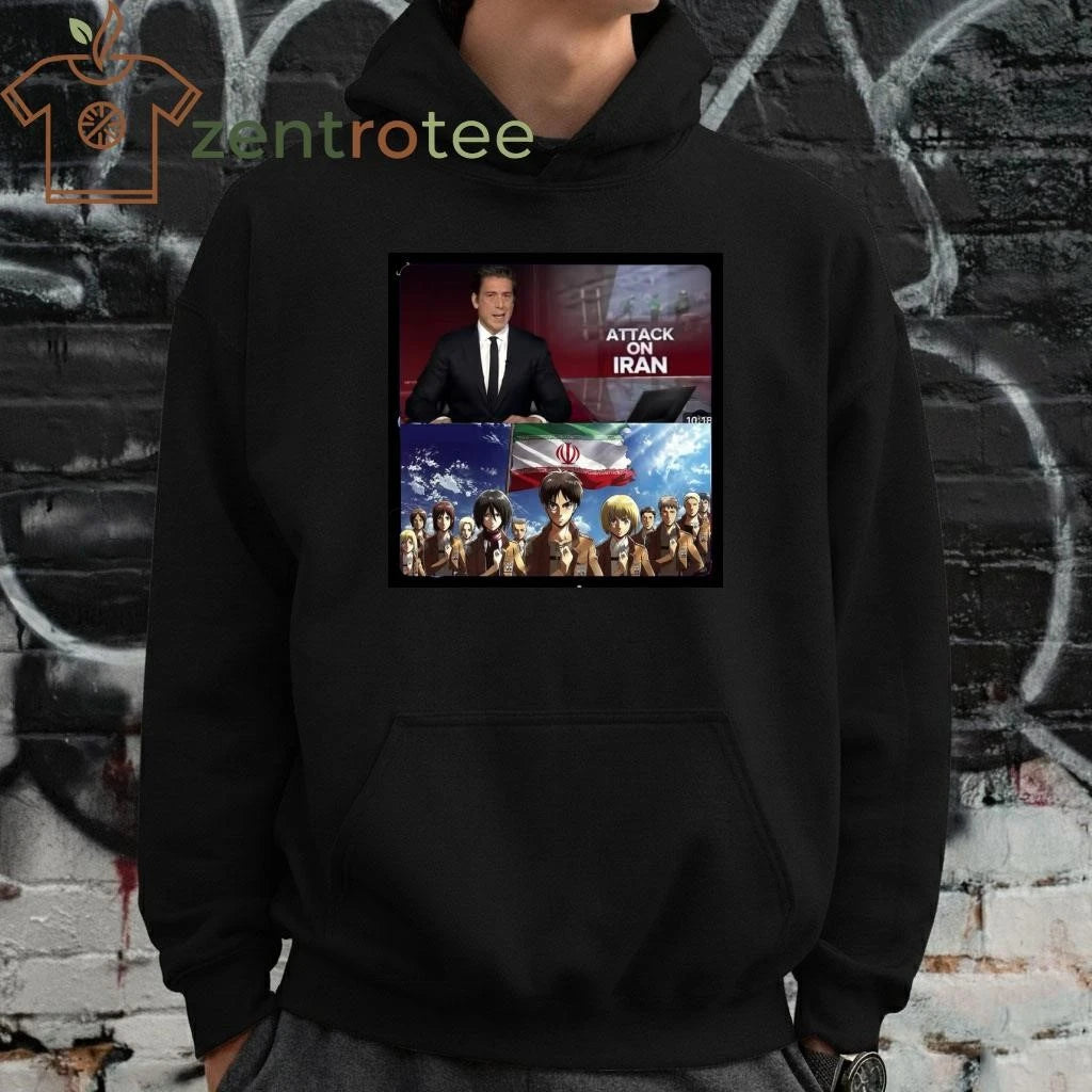Nice ABC News Attack on Iran anime tee