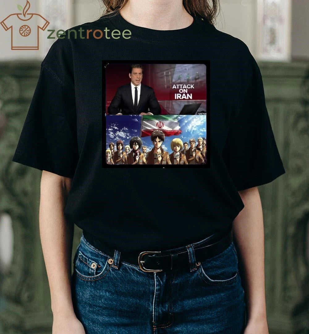 Nice ABC News Attack on Iran anime tee