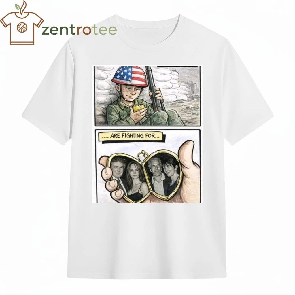 Nice American soldiers cry as they fight for Epstein and Trump tee