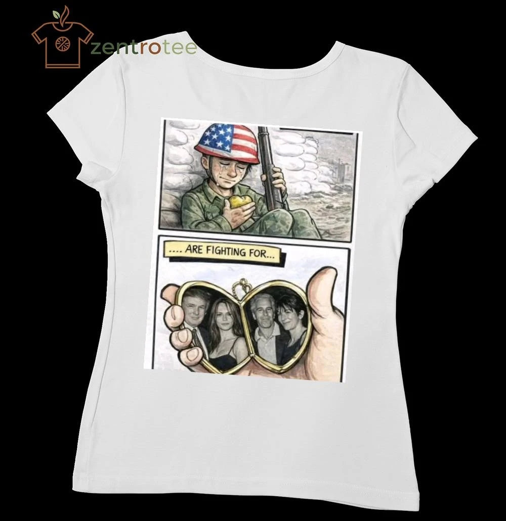 Nice American soldiers cry as they fight for Epstein and Trump tee