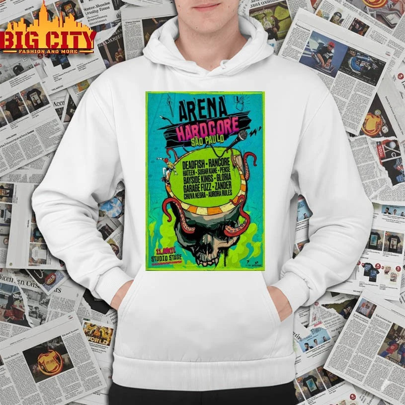 Nice Arena Hardcore Fall Tour 2025 Studio Stage Sao Paolo Poster Shirts