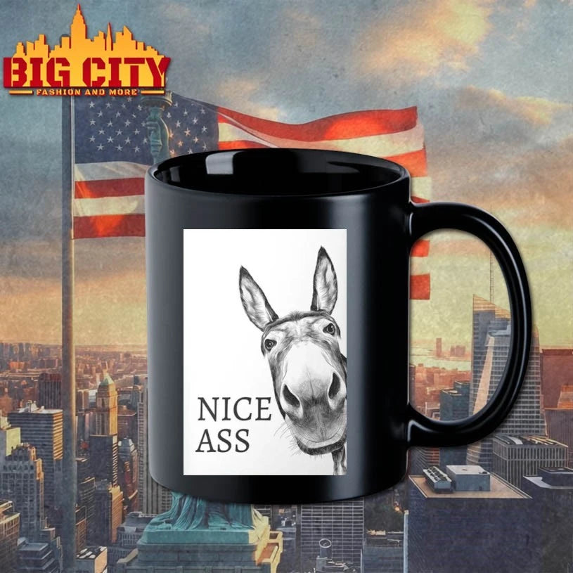 Nice Ass Donkey Funny Restroom Humor Poster shirt