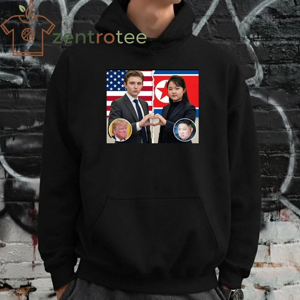 Nice Barron Trump Kim Ju Ae love meme tee