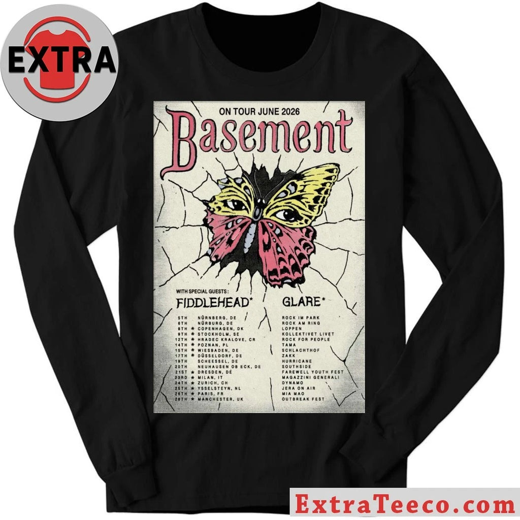 Nice Basement Band On Tour 2026 Poster Shirt