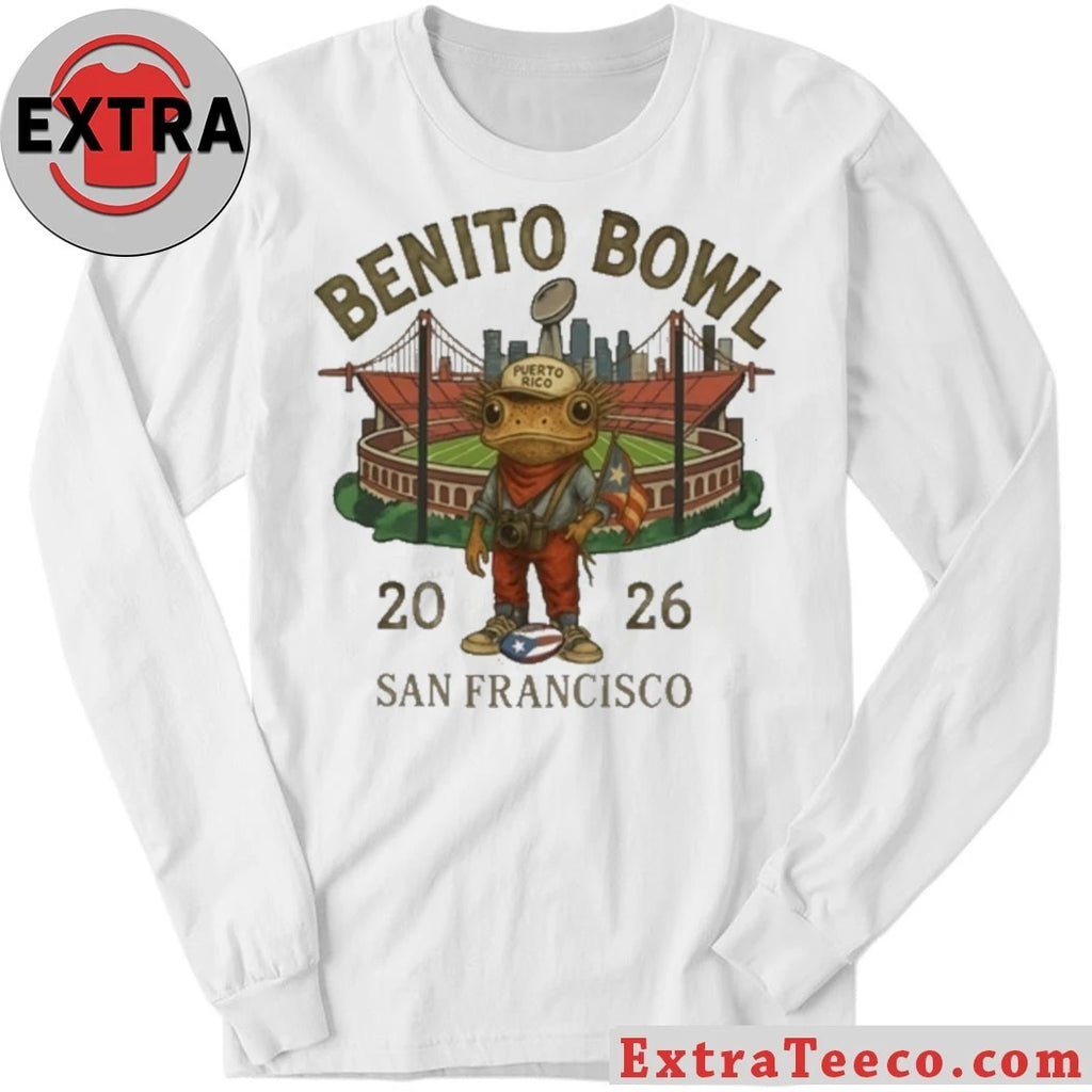 Nice Benito Bowl Puerto Rico Coqui Frog San Francisco Shirt