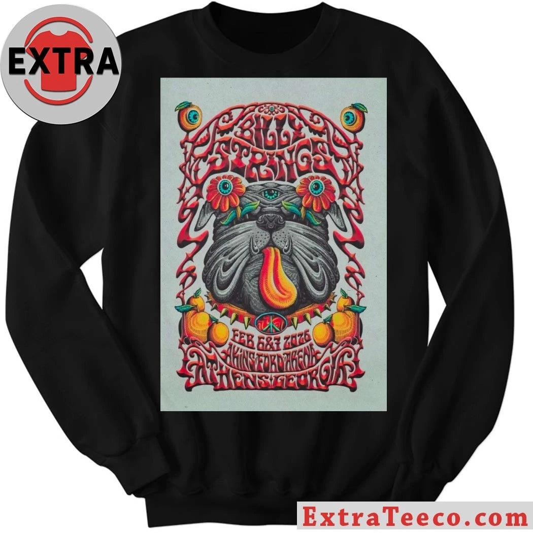Nice Billy Strings Athens, GA On Feb 6-7, 2026 Event Poster Shirt