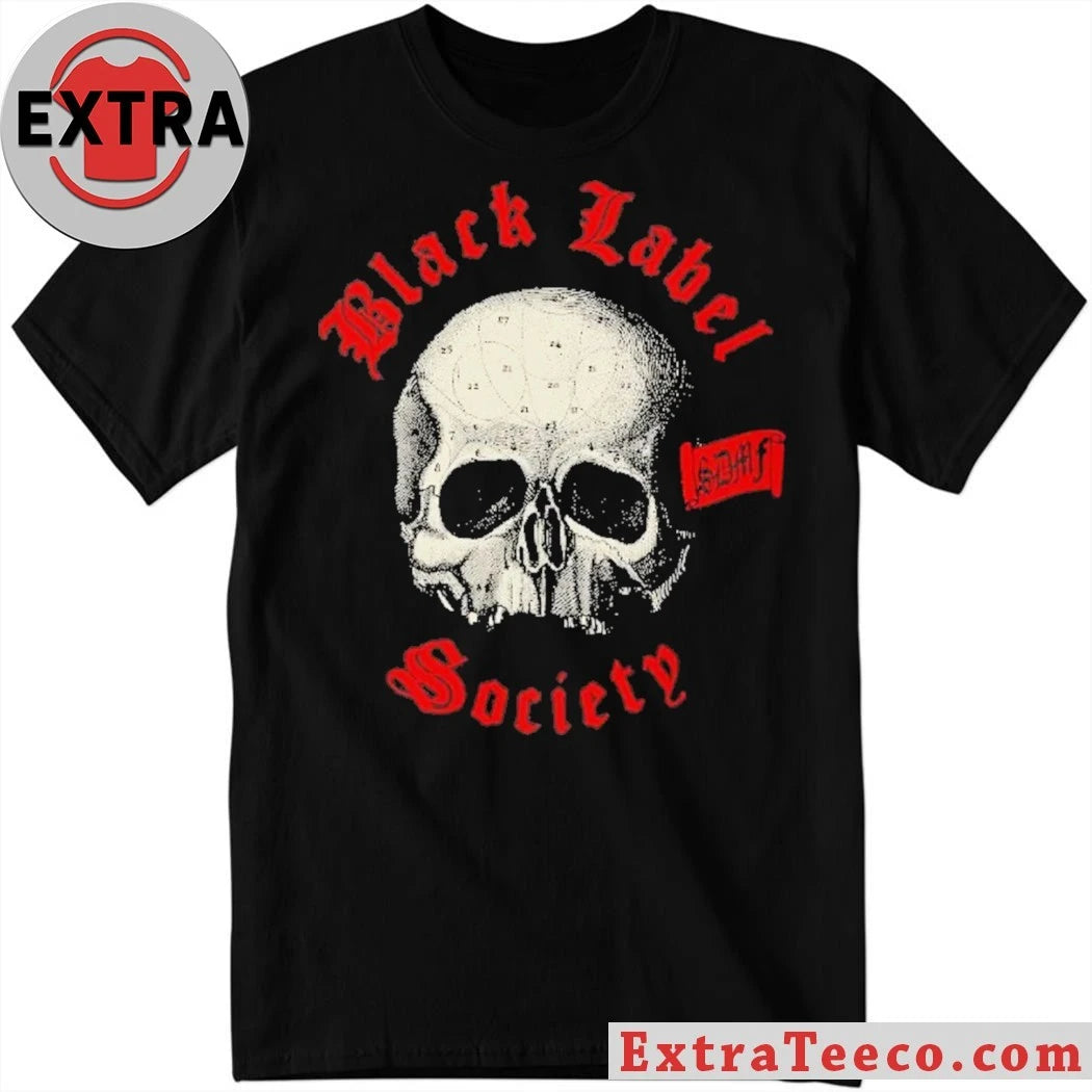 Nice Black Label Society Anatomy Skull Shirt