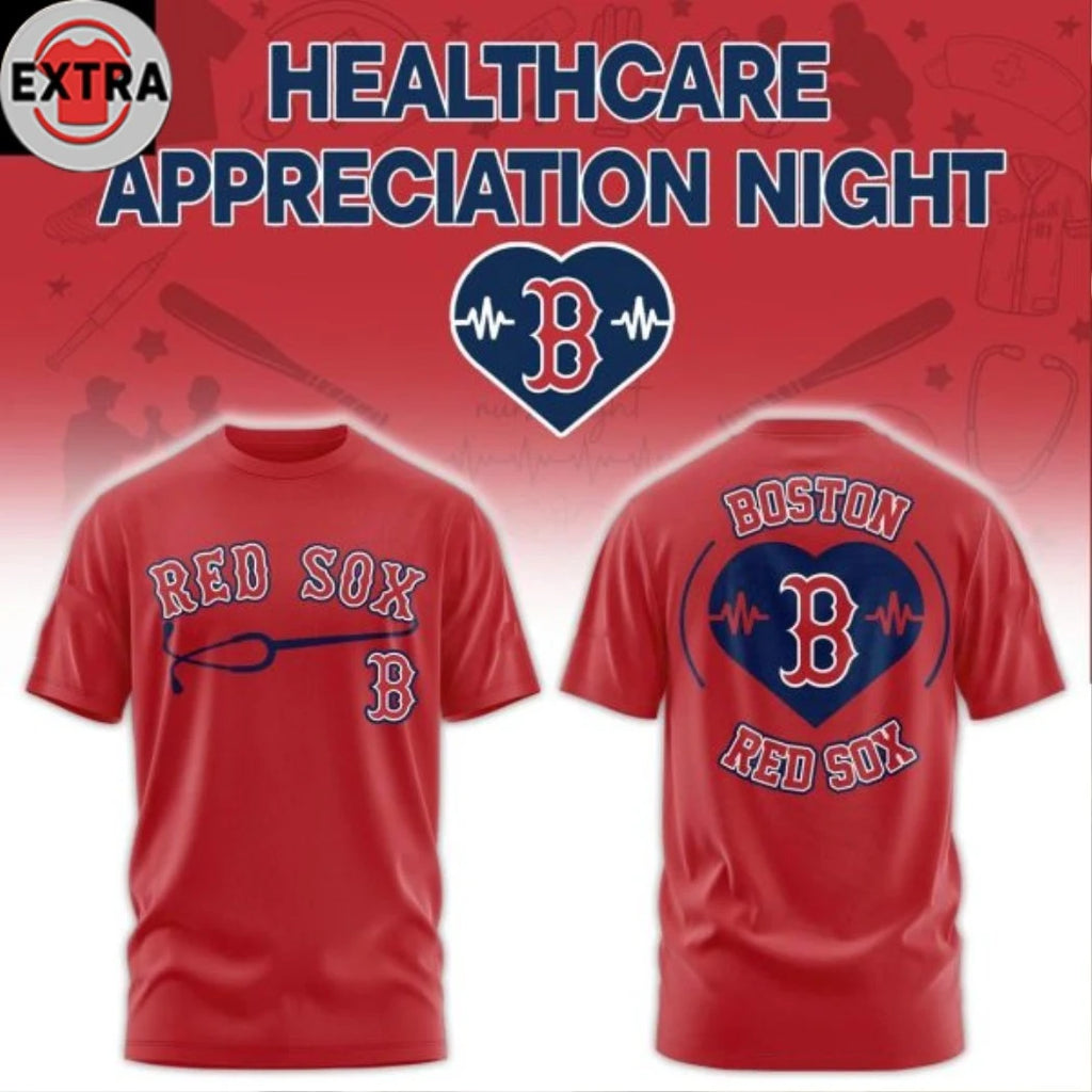 Nice Boston Red Sox Healthcare Appreciation Night 2026 Celebrate Two Sided T-shirt